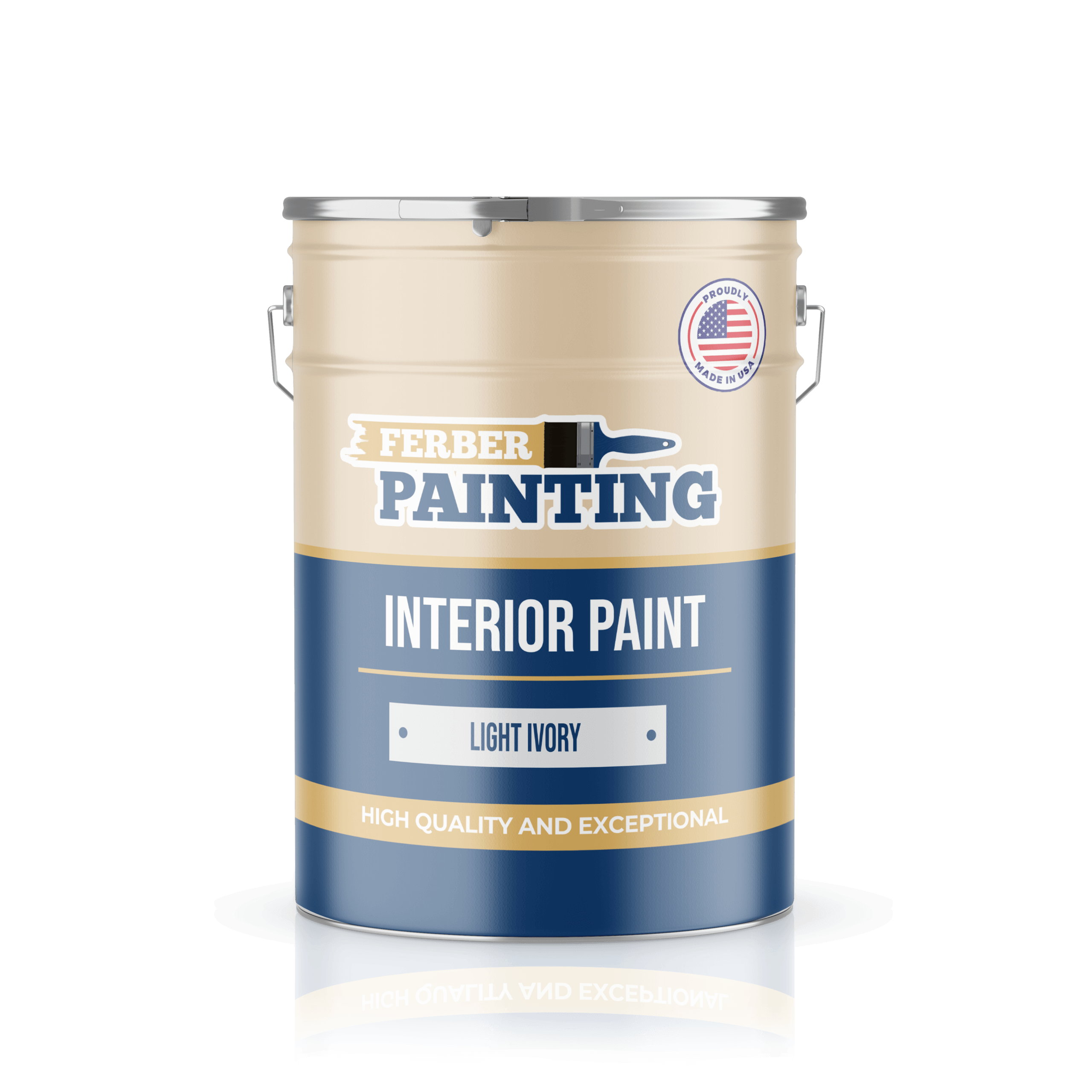 Ferber Painting interiørmaling lys elfenben veggmaling matt