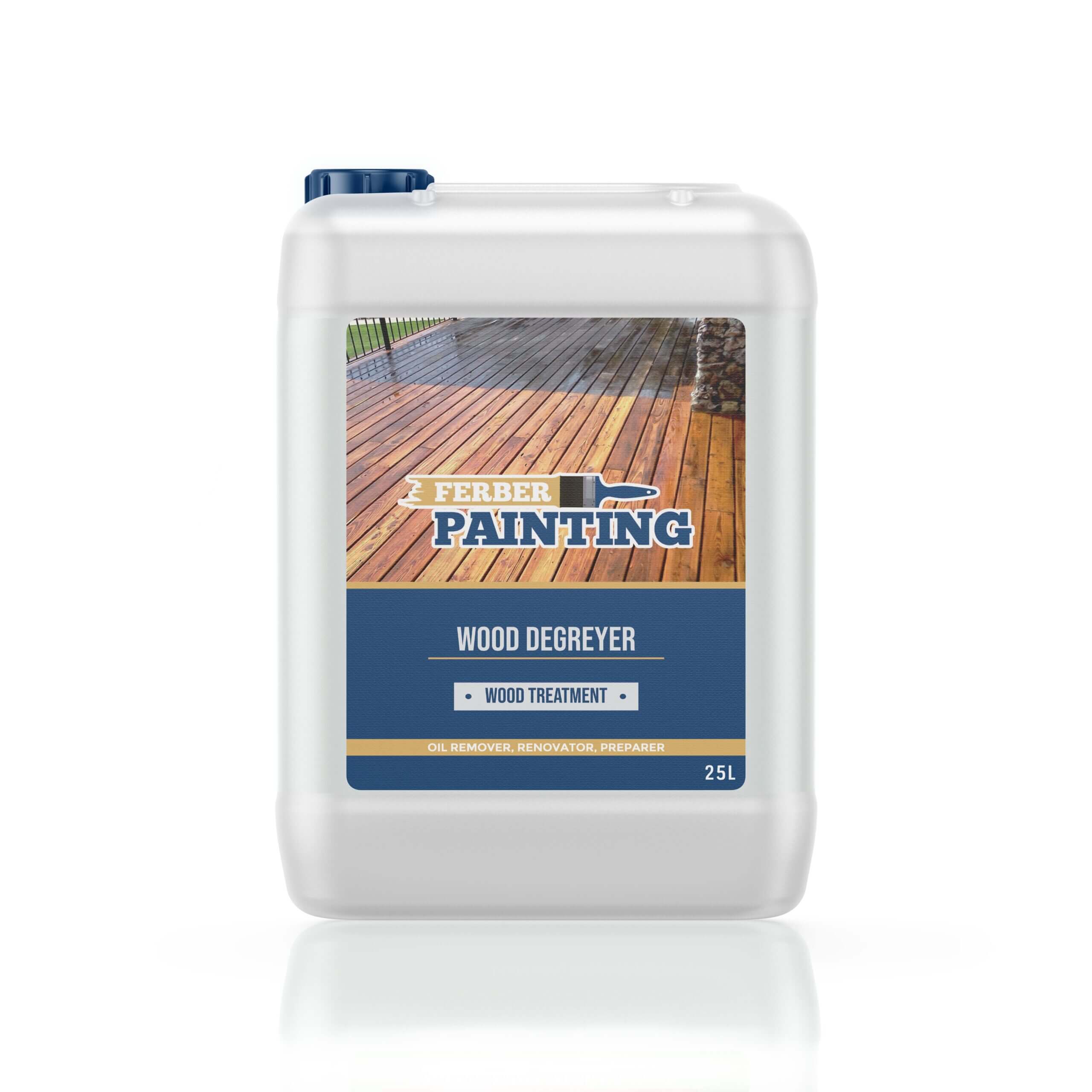 Ferber Painting Wood Degreyer gråfjerner treverk