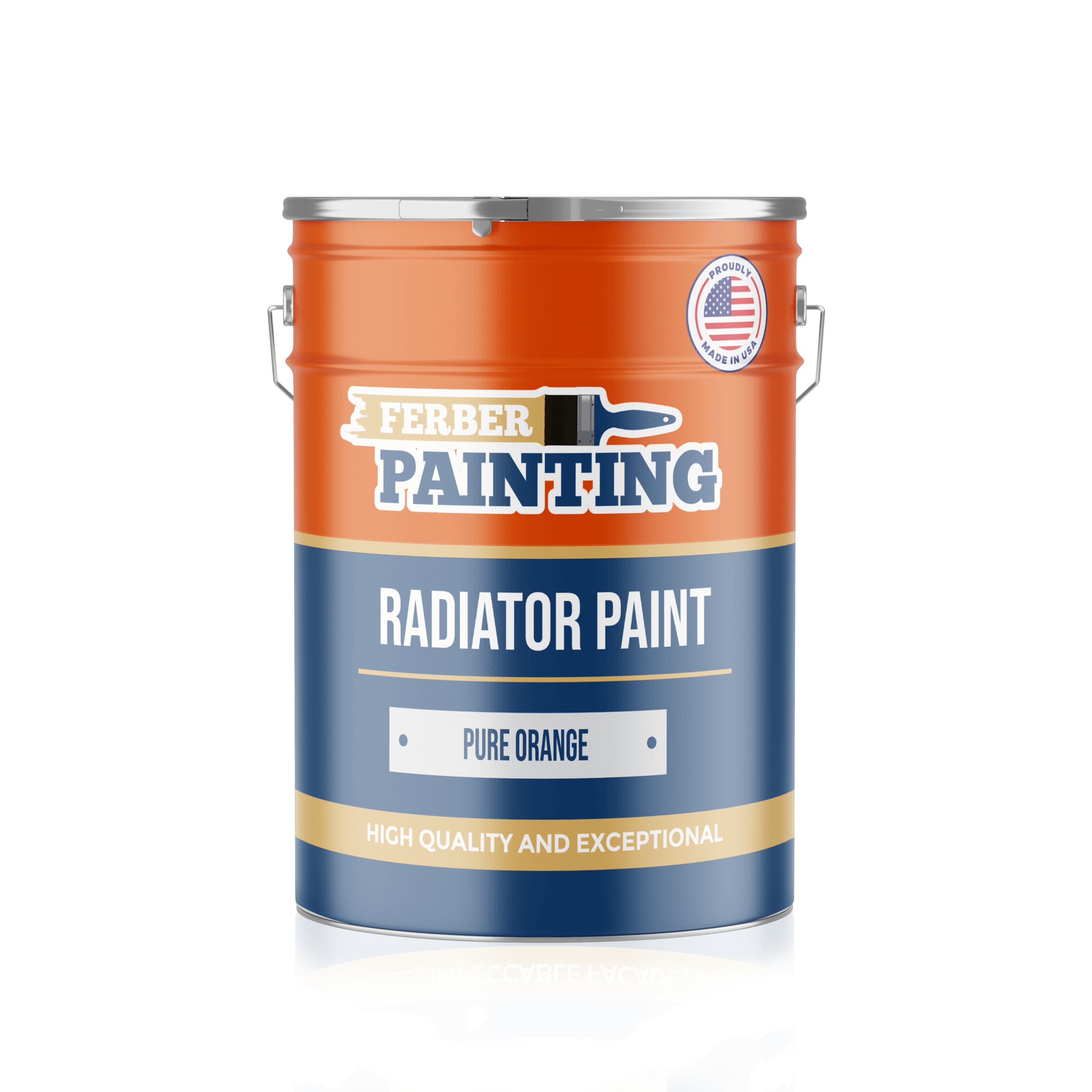 Ferber Painting radiatormaling ren oransje slitesterk