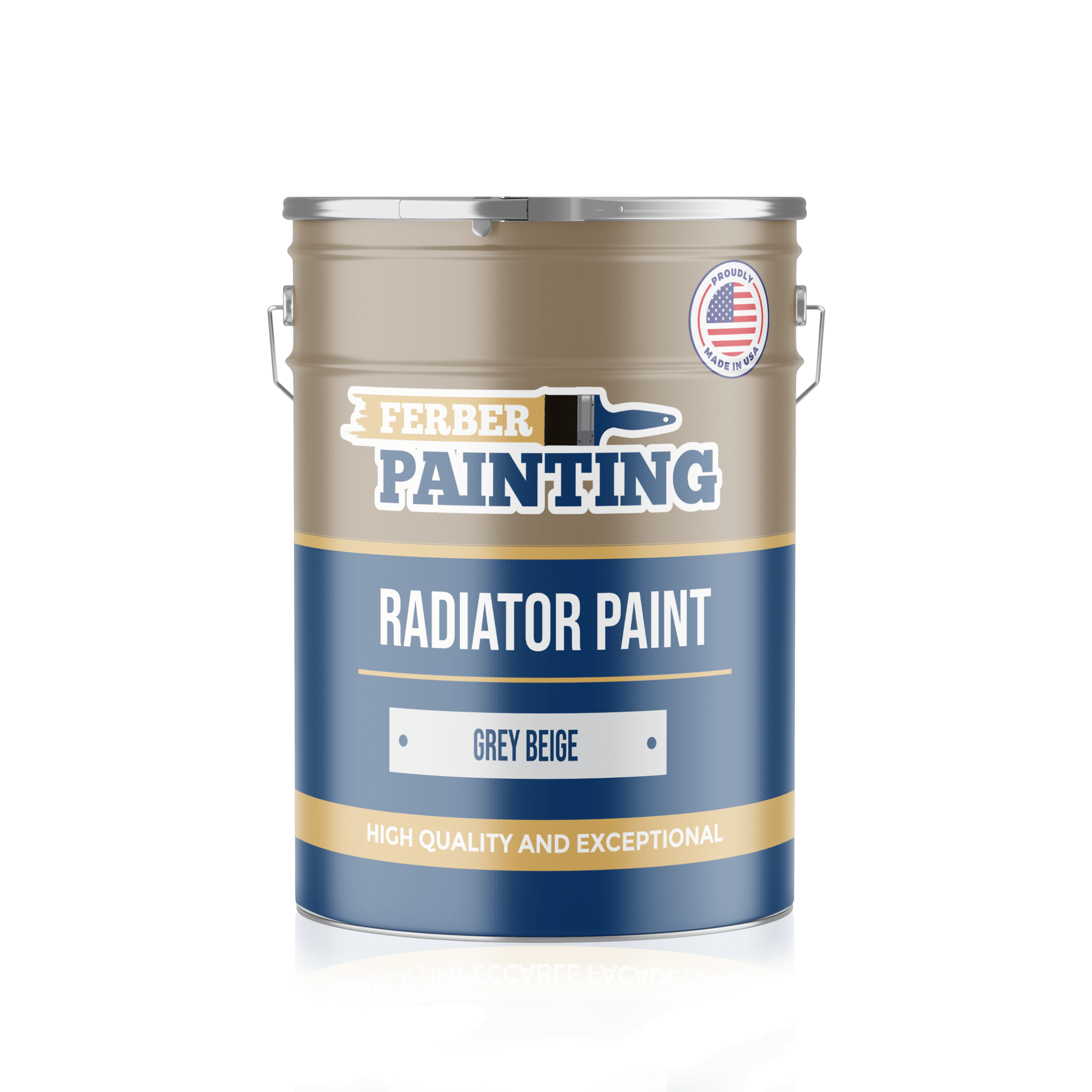 Ferber Painting radiatorlakk gråbeige varmebestandig