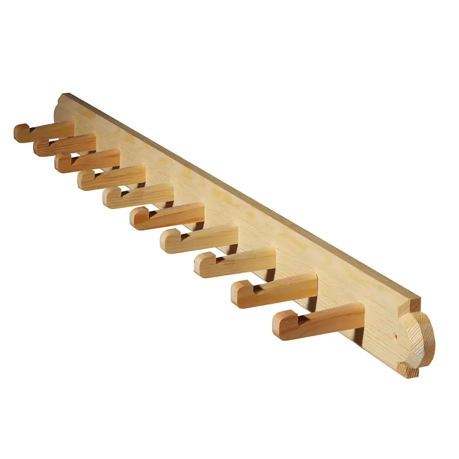 Gysinge knoppbrett 10 knagger kleshenger furu