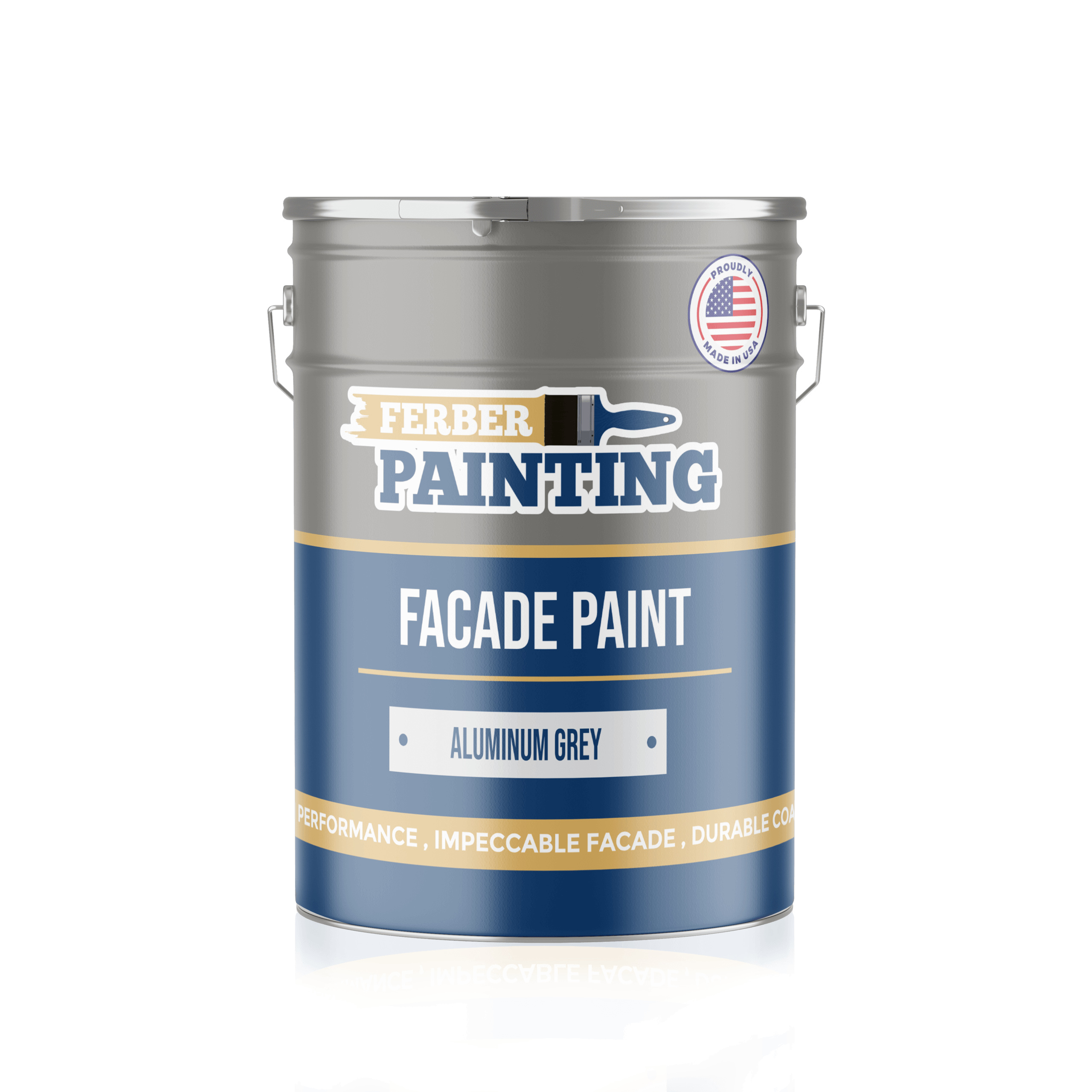 Ferber Painting fasademaling aluminiumgrå matt