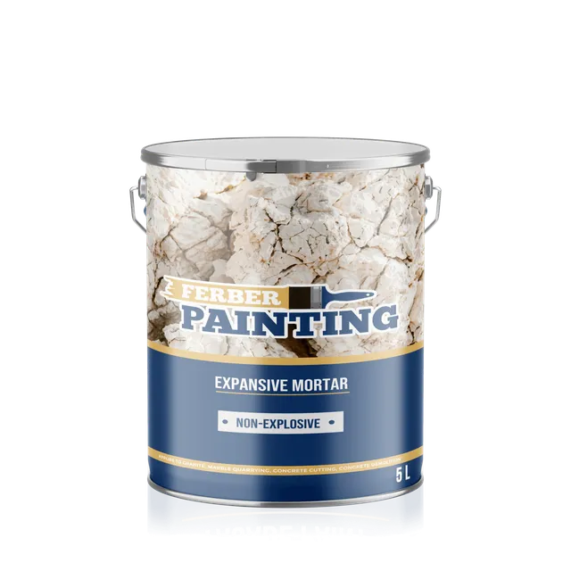Ferber Painting sprengmørtel betong stein lydløs riving