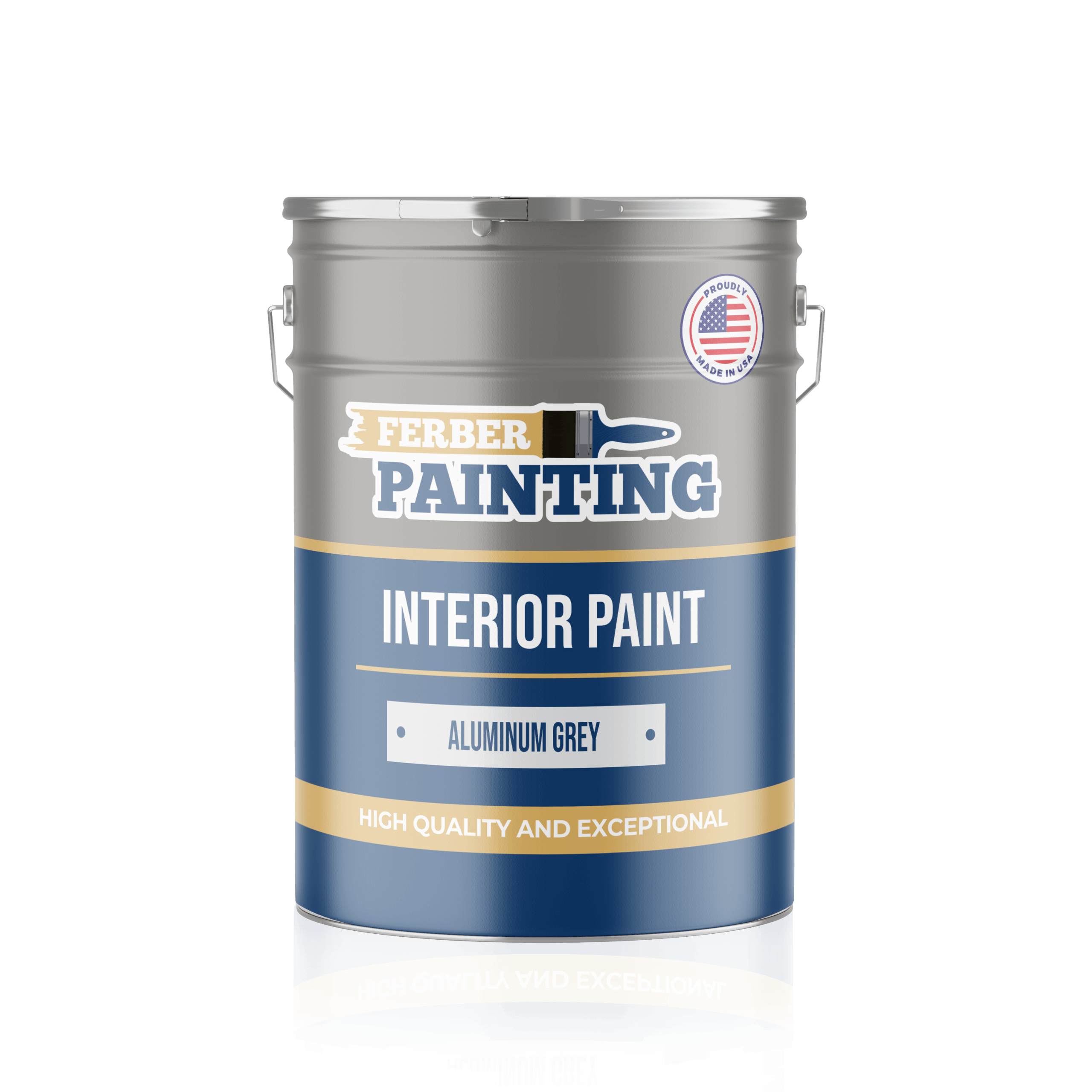 Ferber Painting interiørmaling aluminiumgrå matt