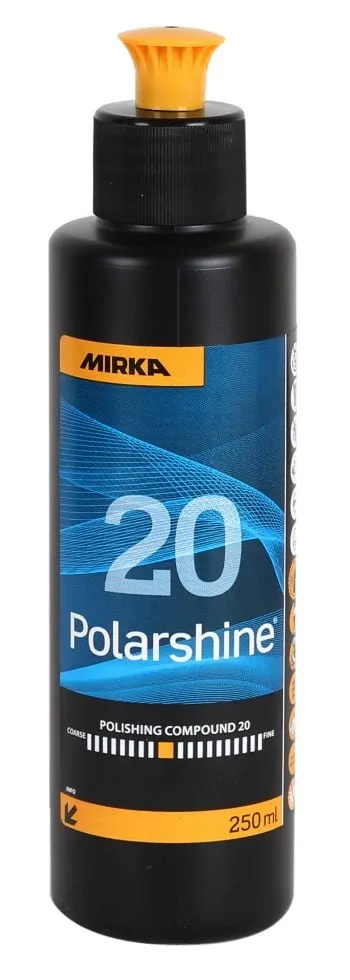 Mirka Polarshine 20 polish middels grov 250 ml høyglans