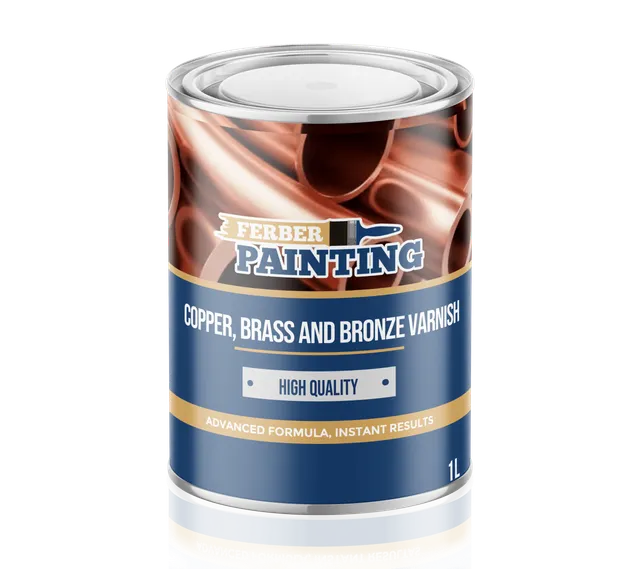 Ferber Painting Copper Brass Bronze Varnish metallakk