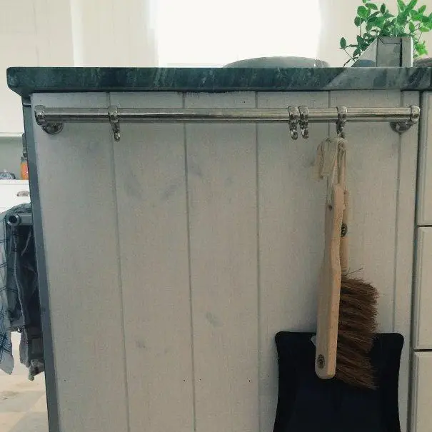 Gysinge Köksspisstång kjøkkenstang forniklet 80 cm komplett