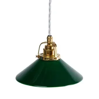Gysinge skomakerlampe liten grønn taklampe