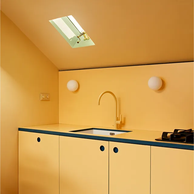 Toniton Deep Yellow 02 veggmaling varm gul