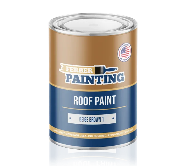 Ferber Painting Roof Paint Beige Brown takmaling brun UV