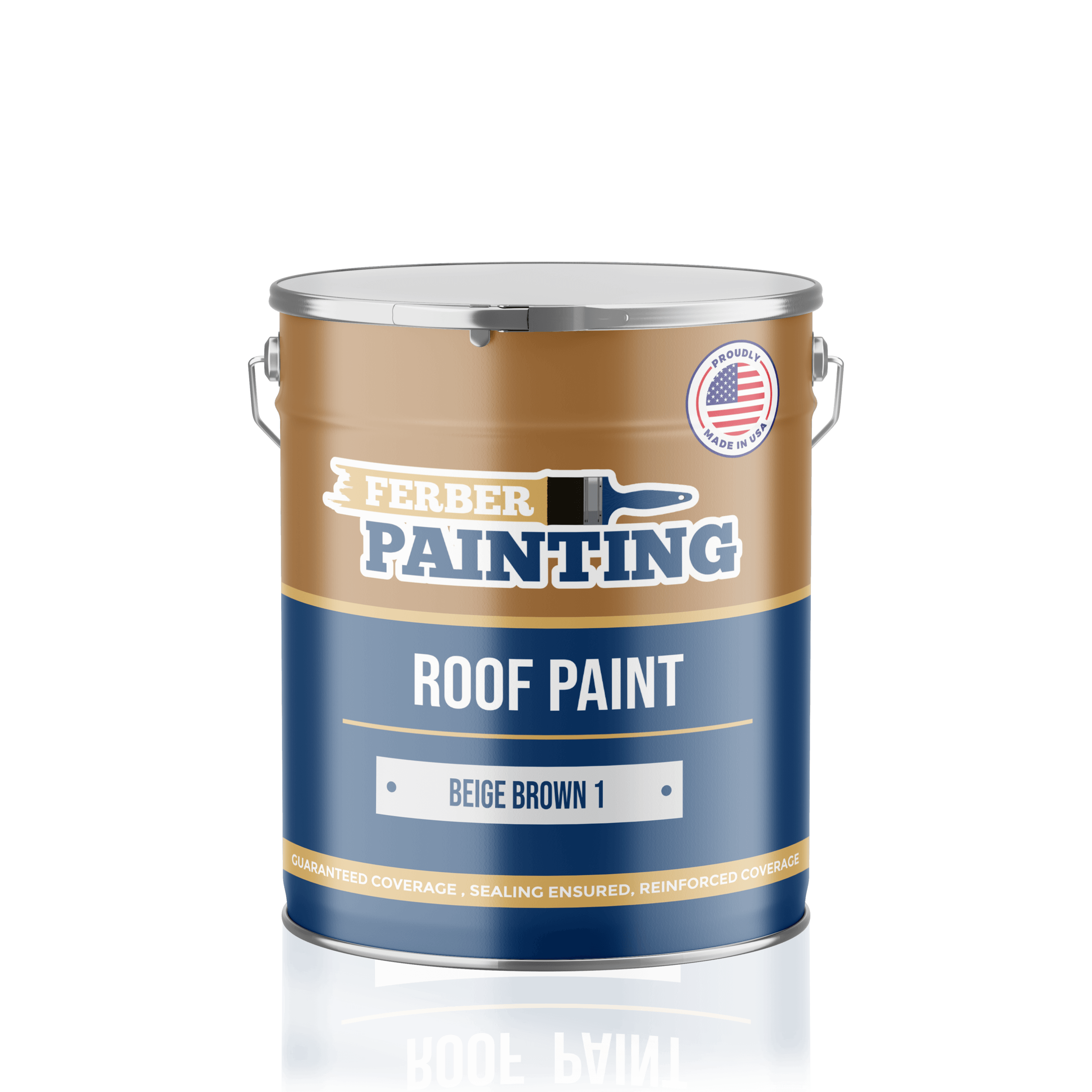 Ferber Painting Roof Paint Beige Brown takmaling brun UV