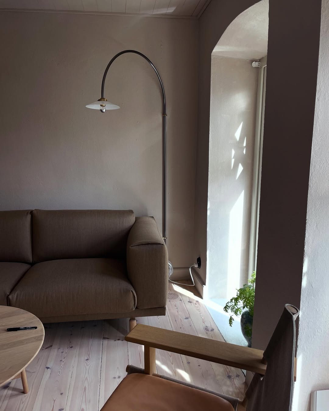 Ovolin Norrgavel beige maling prøve 9722