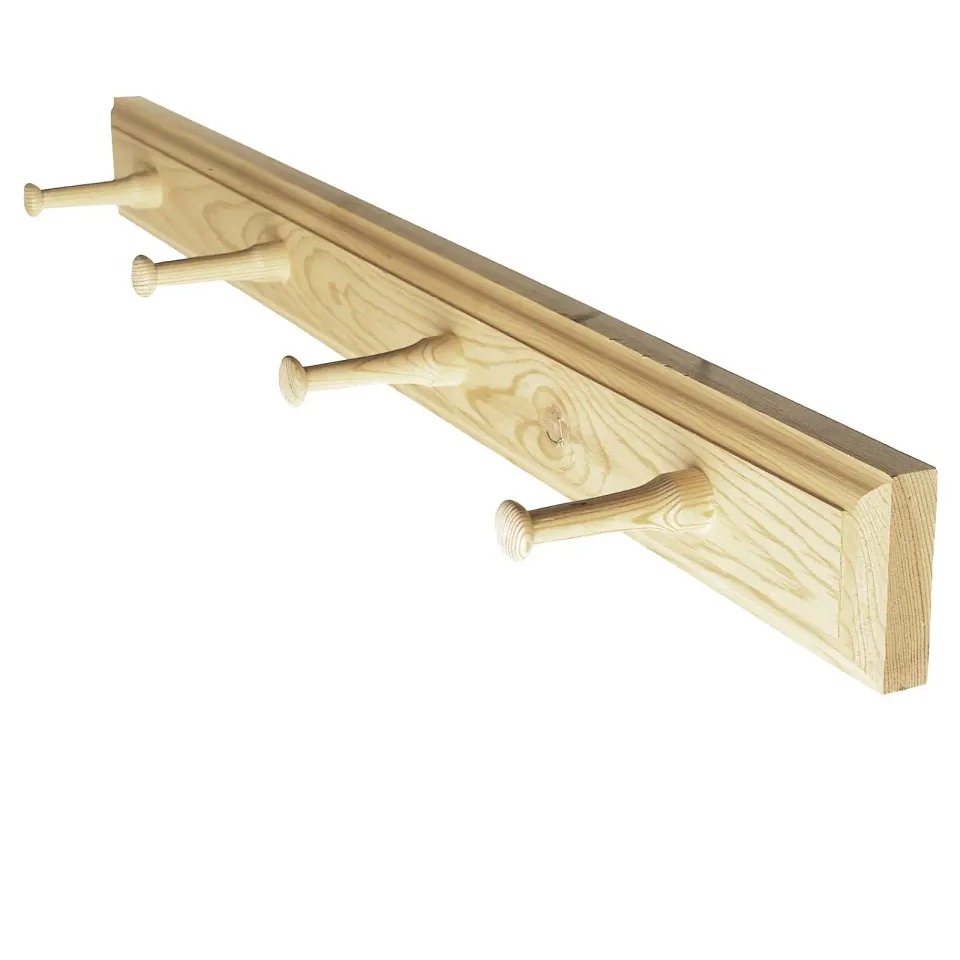 Gysinge knoppbrett 4 knotter furu kleshenger
