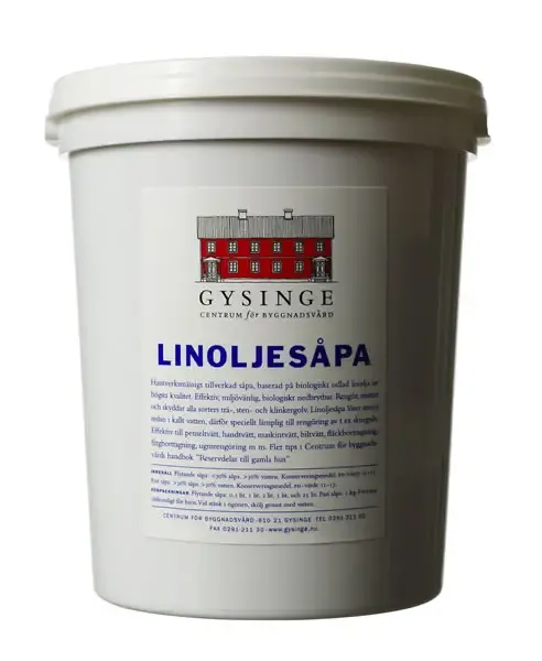 Gysinge fast linoljesåpe 1 kg konsentrert fet