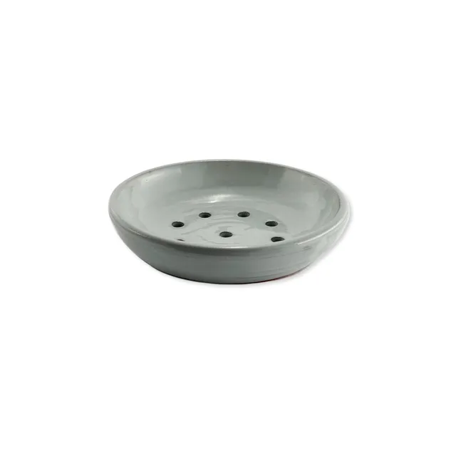 Gysinge såpefat grått glasert leire 14 cm