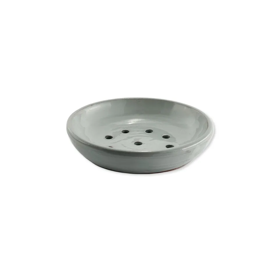 Gysinge såpefat grått glasert leire 14 cm