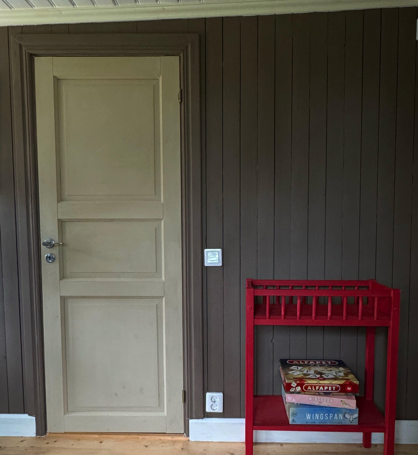 Ovolin Norrgavel beige maling prøve 9722