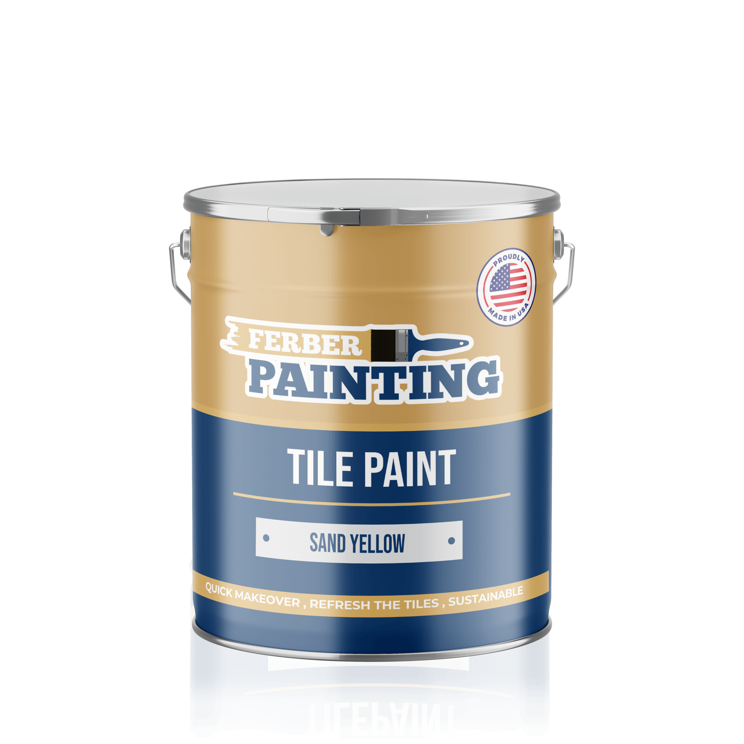 Ferber Painting flismaling sandgul vaskbar