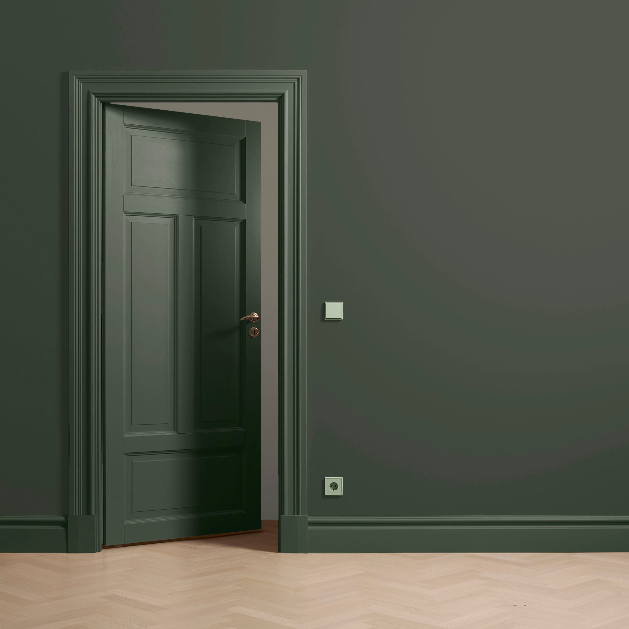 Toniton Deep Green 07 snekkermaling 2,5 L halvmatt