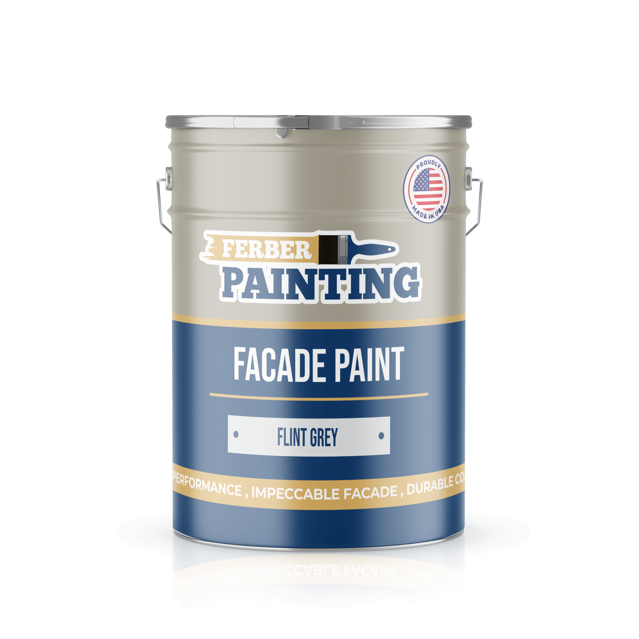 Ferber Painting Facade Paint Flint Grey fasademaling matt