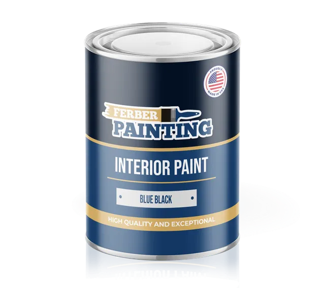 Ferber Painting interiørmaling blåsvart veggmaling matt