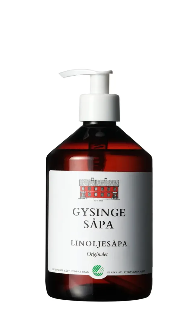 Gysingesåpa original linoljesåpe 0,5 l pumpe