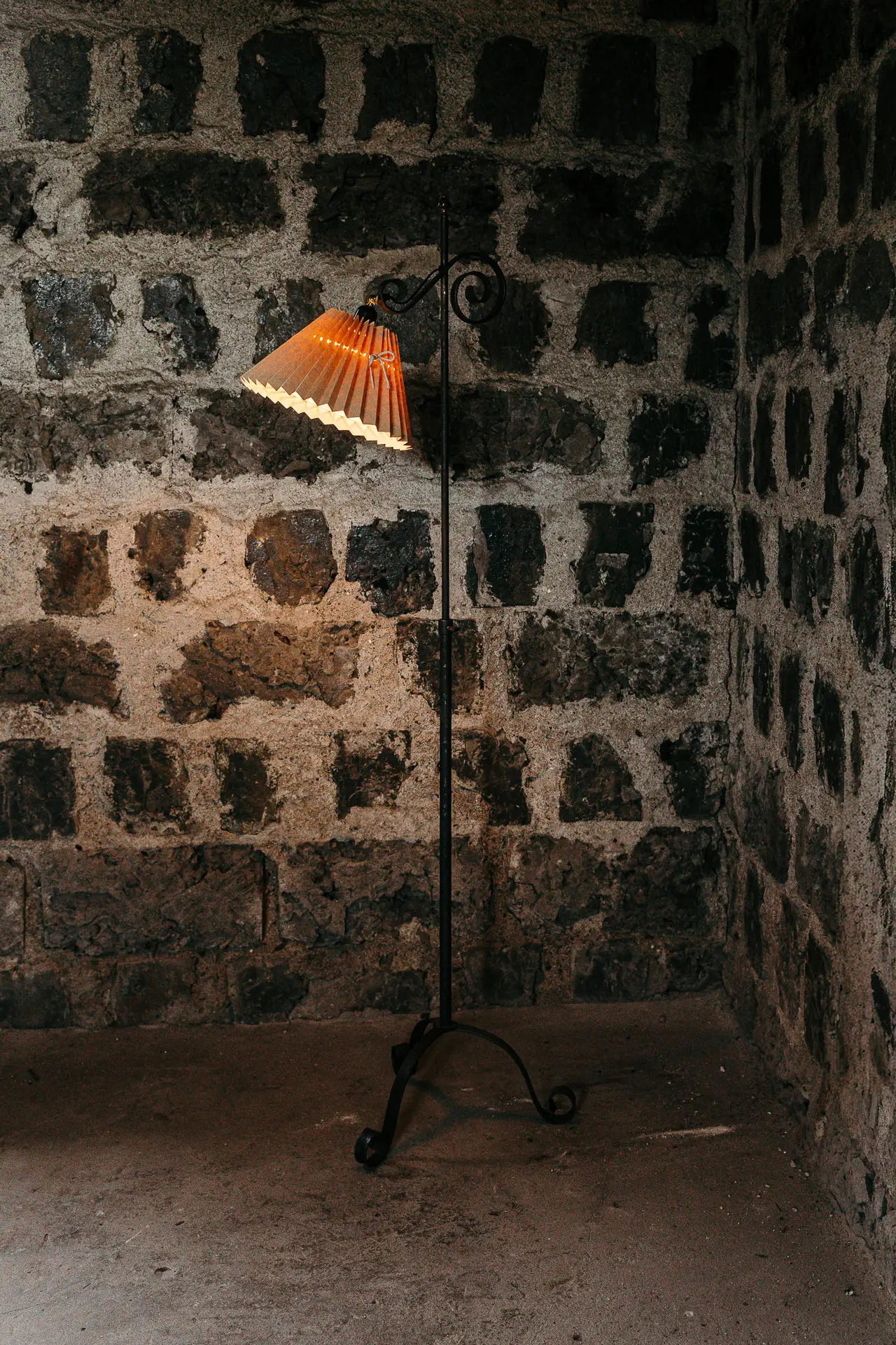 Gysinge gulvlampe smijern 1920-modell leselampe