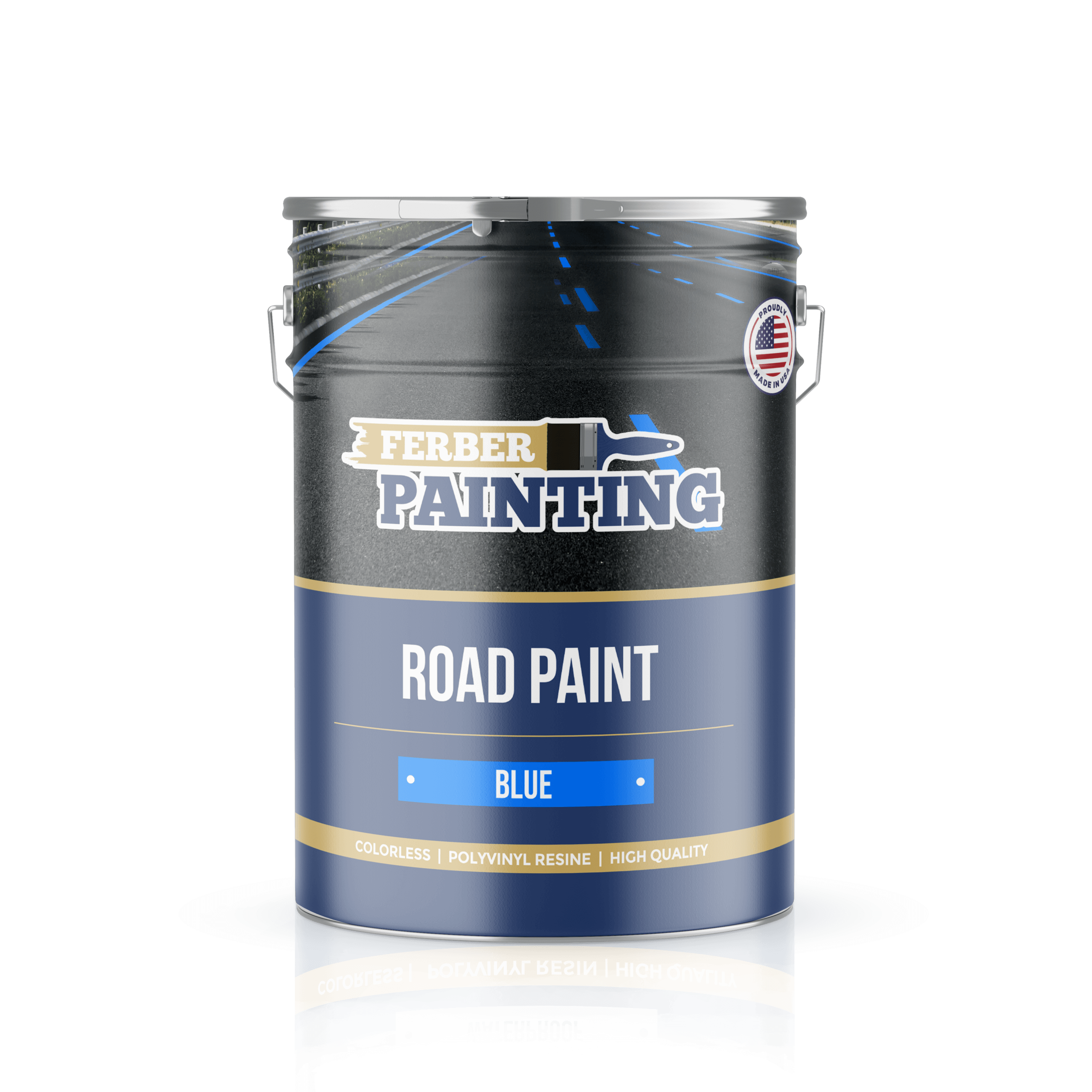 Ferber Painting Road Paint vegmaling blå slitesterk