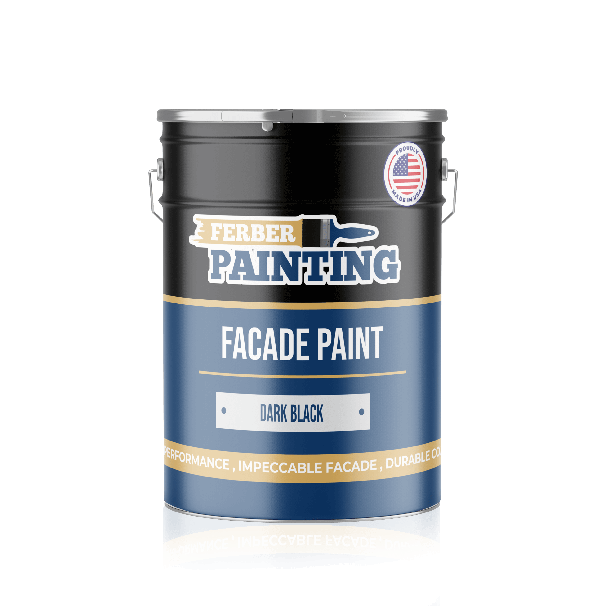 Ferber Painting Facade Dark Black fasademaling værbestandig