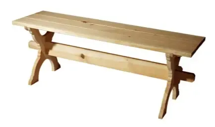Gysinge bockbenk furu umalt 138 cm utebench
