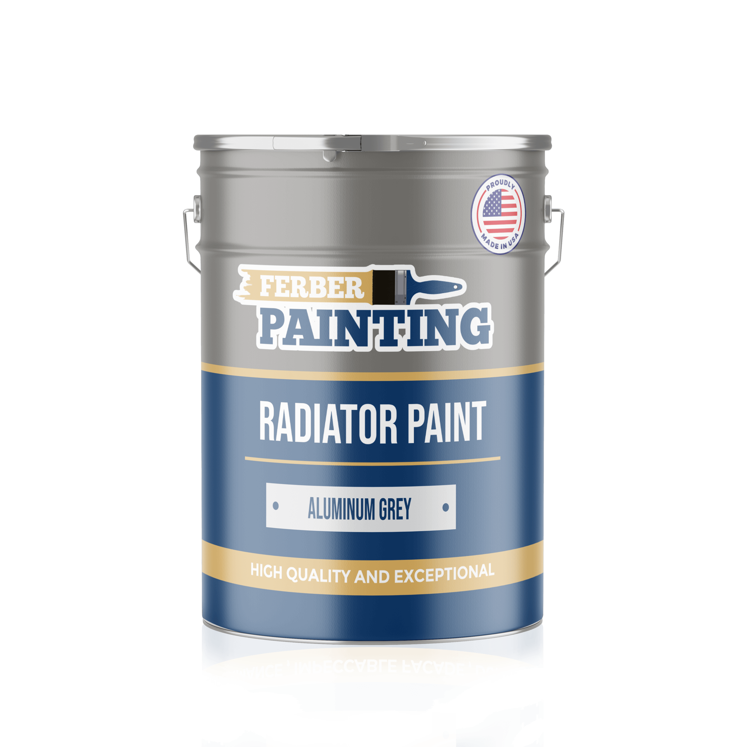 Ferber Painting Radiator Paint radiatormaling aluminiumgrå varmebestandig