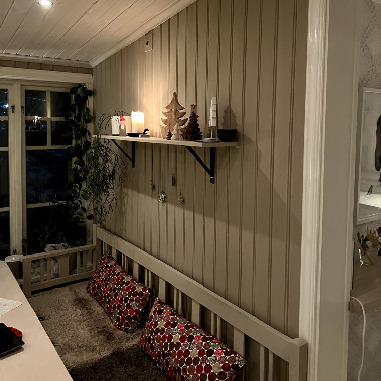 Ovolin Norrgavel beige maling prøve 9722