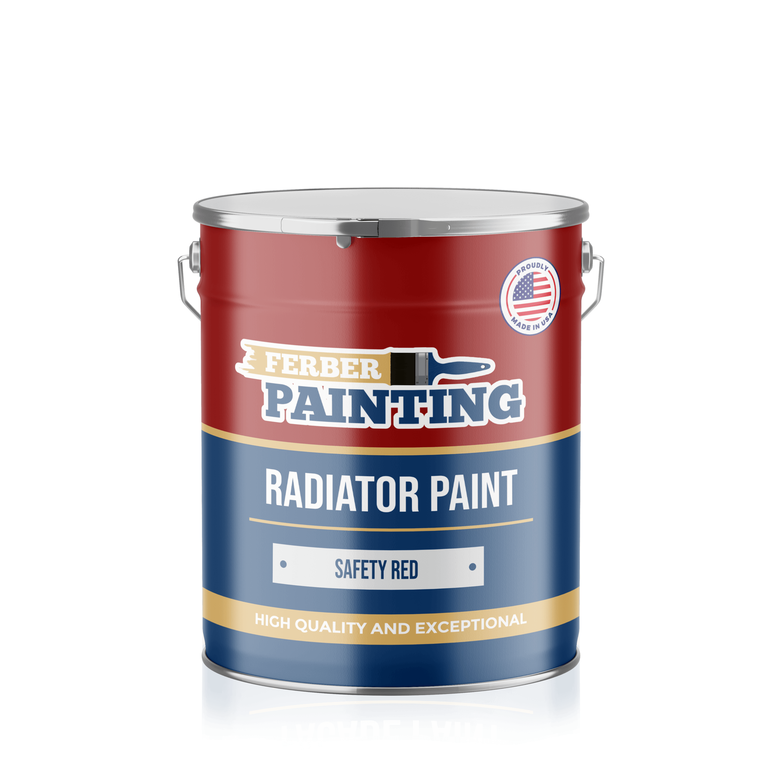 Ferber Painting Radiator Paint radiatorlakk rød