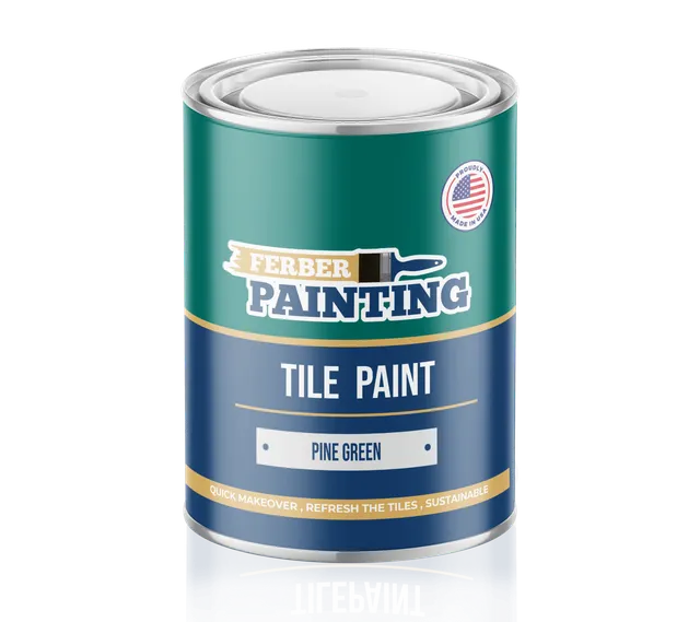 Ferber Painting Tile Paint Pine Green flisemaling furugrønn
