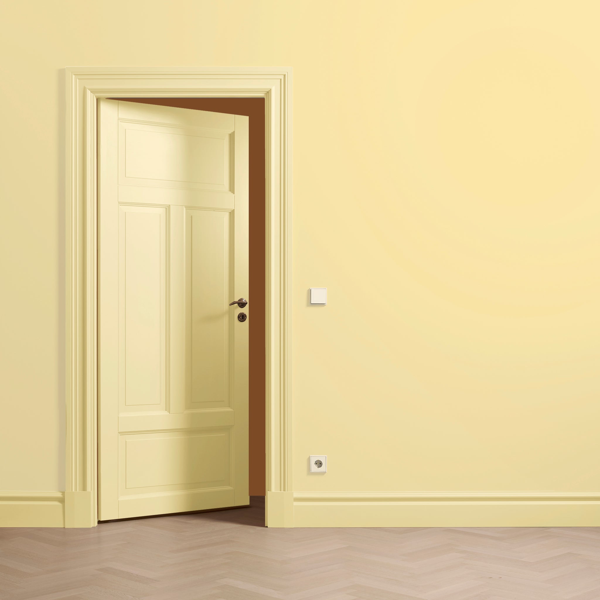 Toniton Pale Yellow 01 snekkermaling halvmatt 750 ml gul