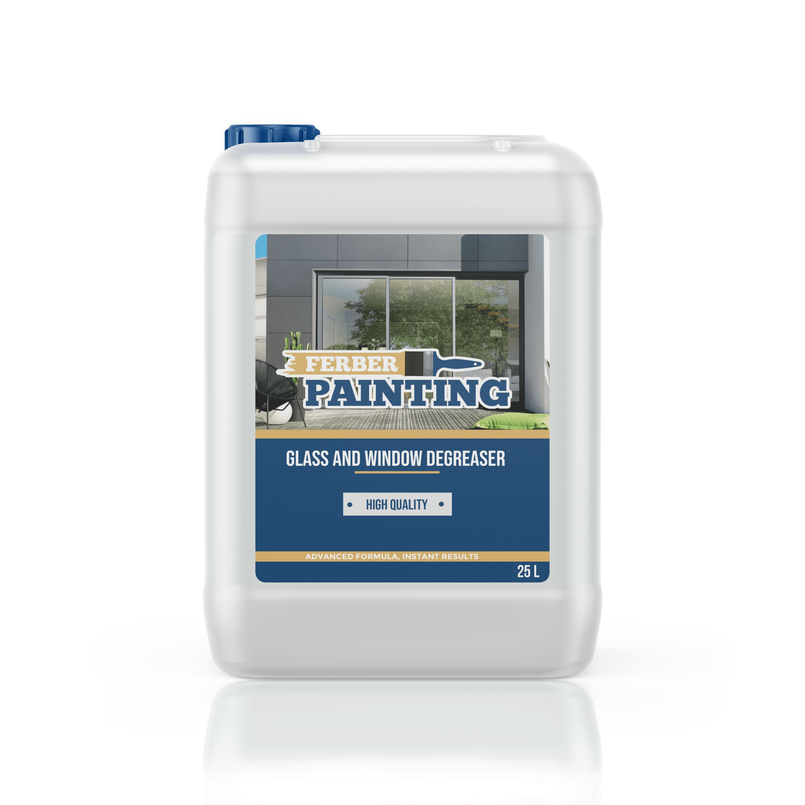 Ferber Painting glassavfetter striperfri klar