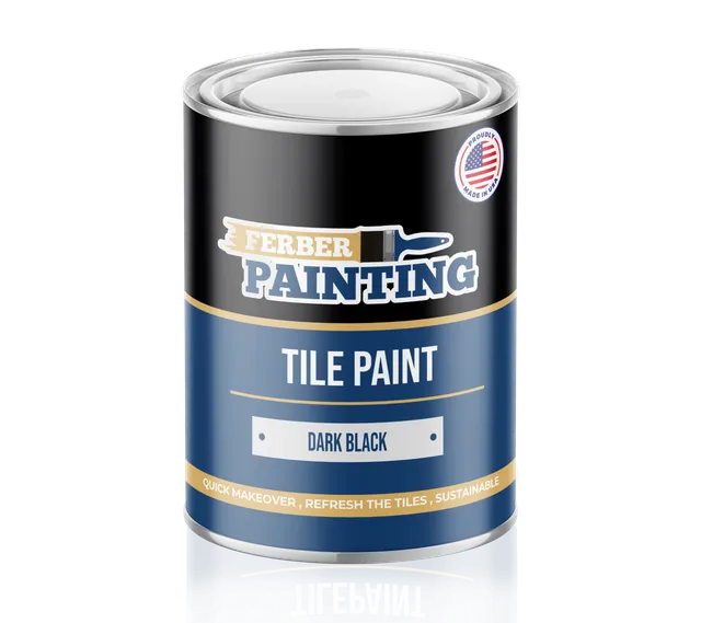 Ferber Painting Tile Paint flismaling svart matt