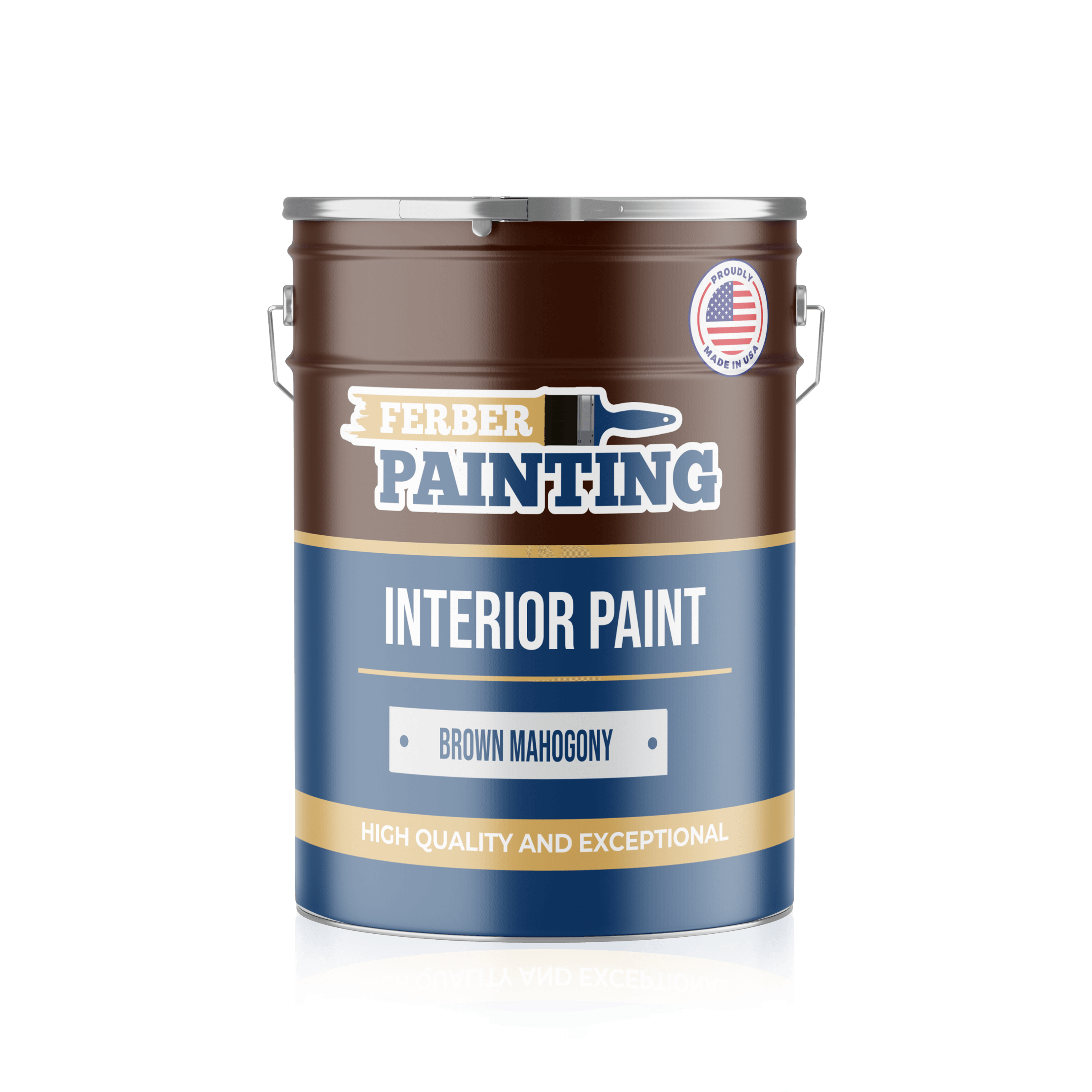 Ferber Painting interiørmaling mahogni brun dekkende