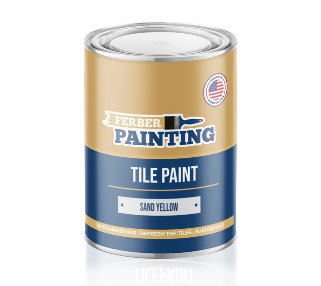 Ferber Painting flismaling sandgul vaskbar