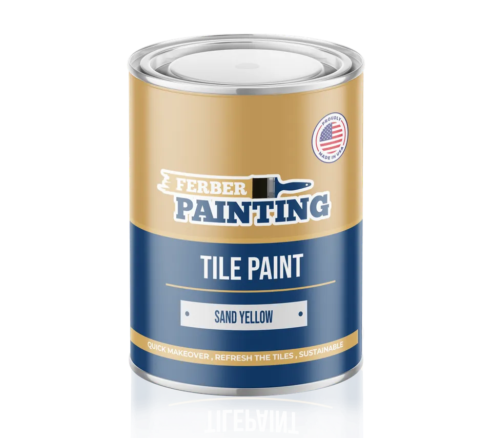 Ferber Painting flismaling sandgul vaskbar