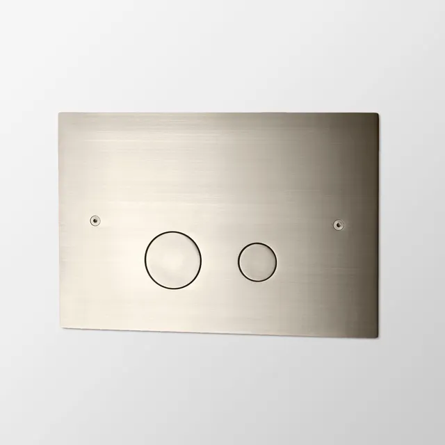 Toniton Spolknapp Brushed Nickel spyleknapp børstet nikkel