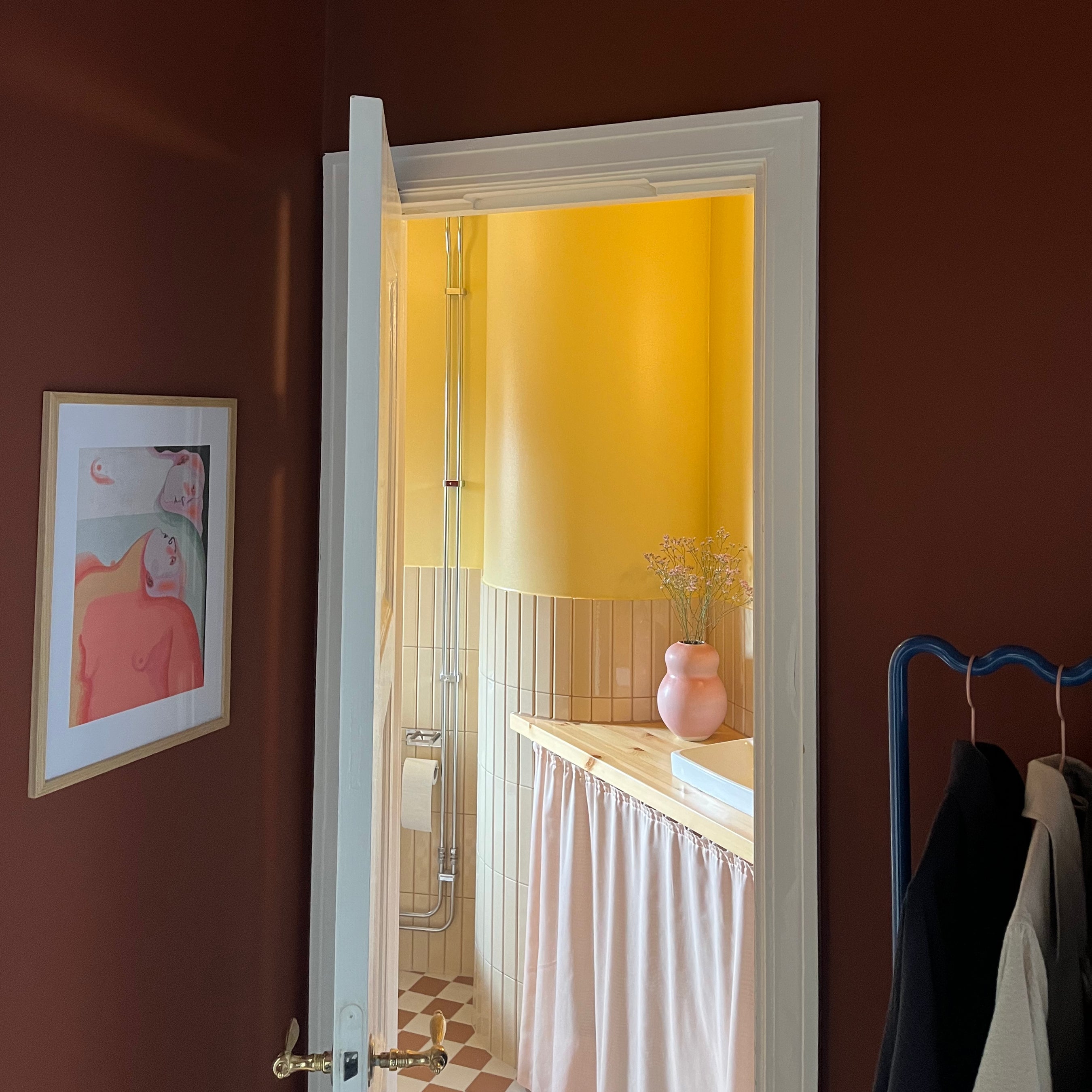 Toniton Combine Vertical Creme flis prøveplate blank krem
