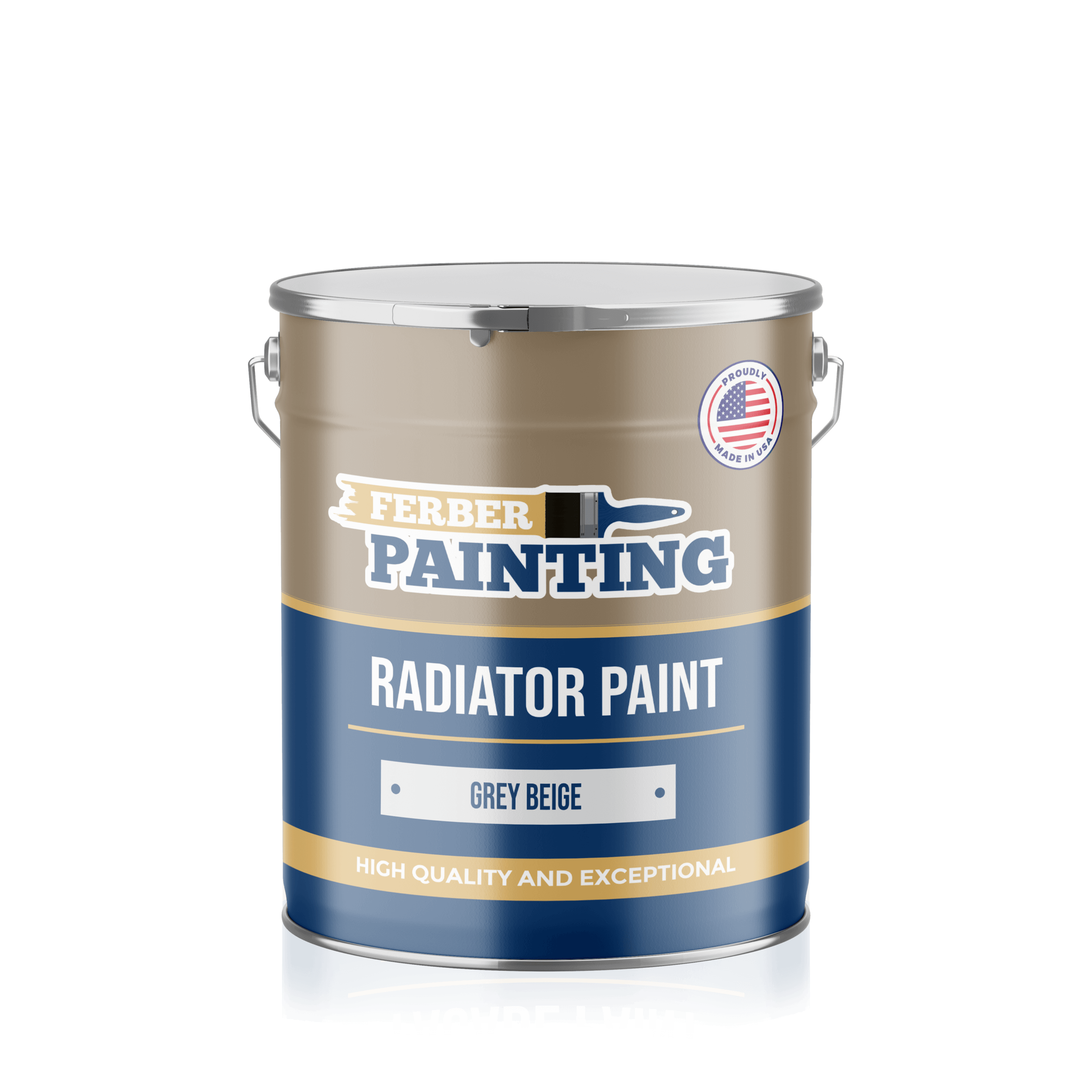 Ferber Painting radiatorlakk gråbeige varmebestandig