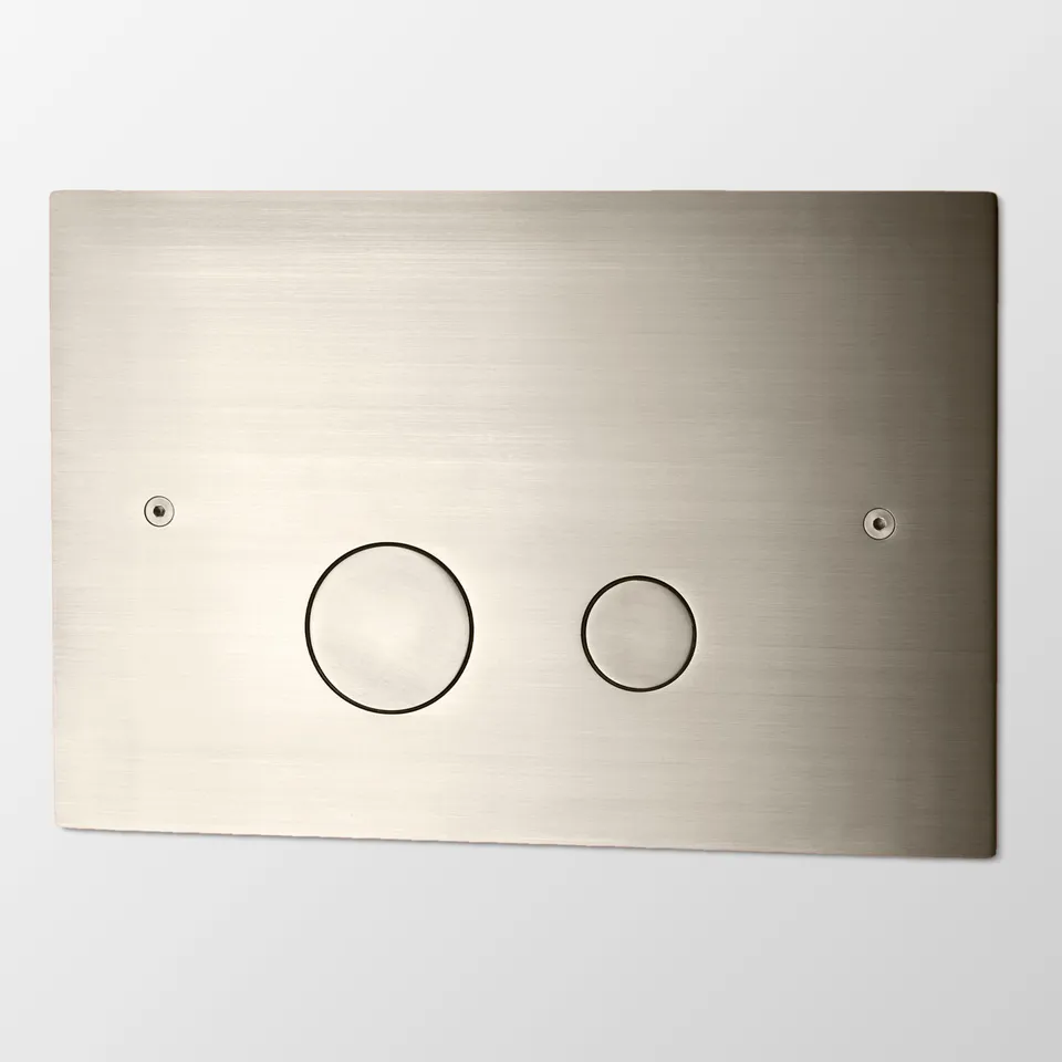 Toniton Spolknapp Brushed Nickel spyleknapp
