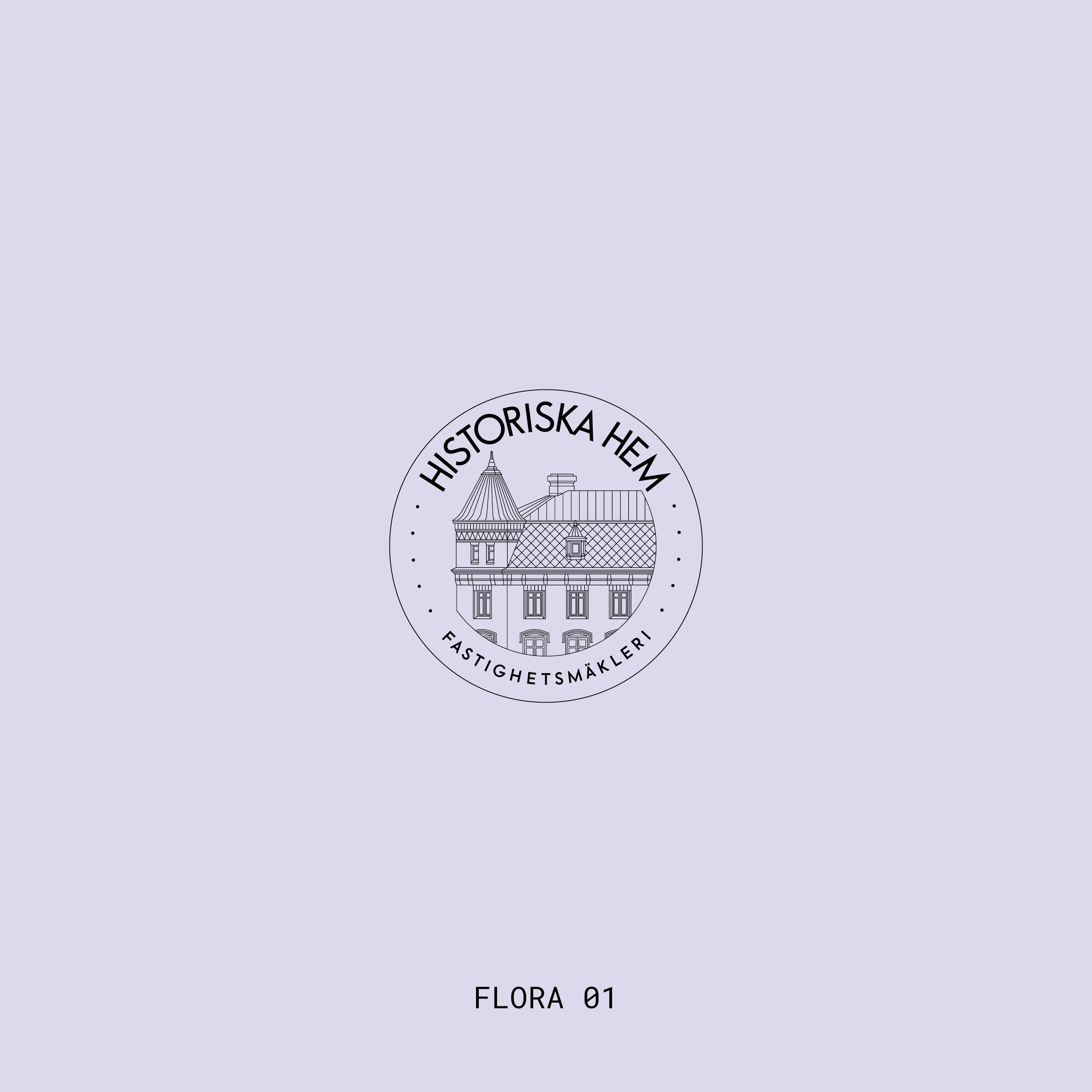 Toniton Historiska Hem Flora 01 snekkermaling halvmatt 750 ml lilla