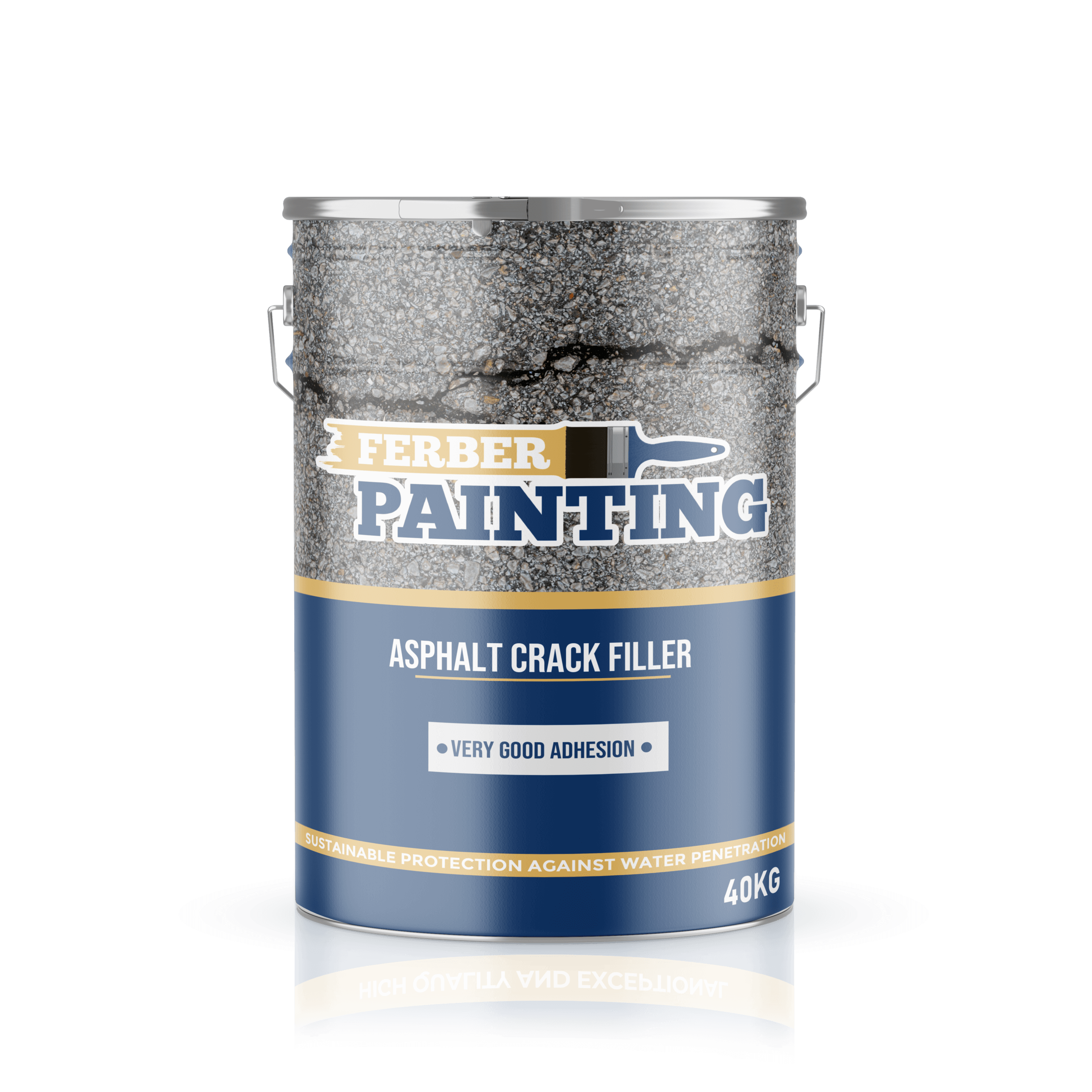 Ferber Painting Asphalt Crack Filler kald asfaltmasse