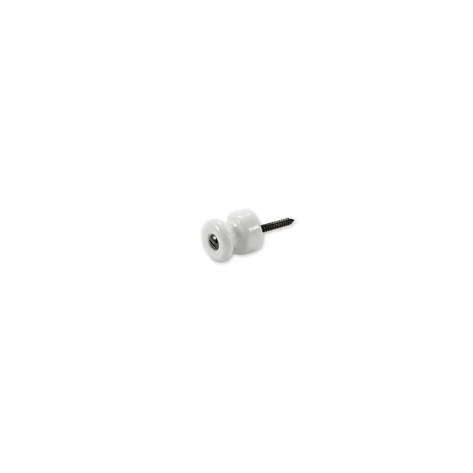 Gysinge porselensisolator hvit 20 mm med skrue