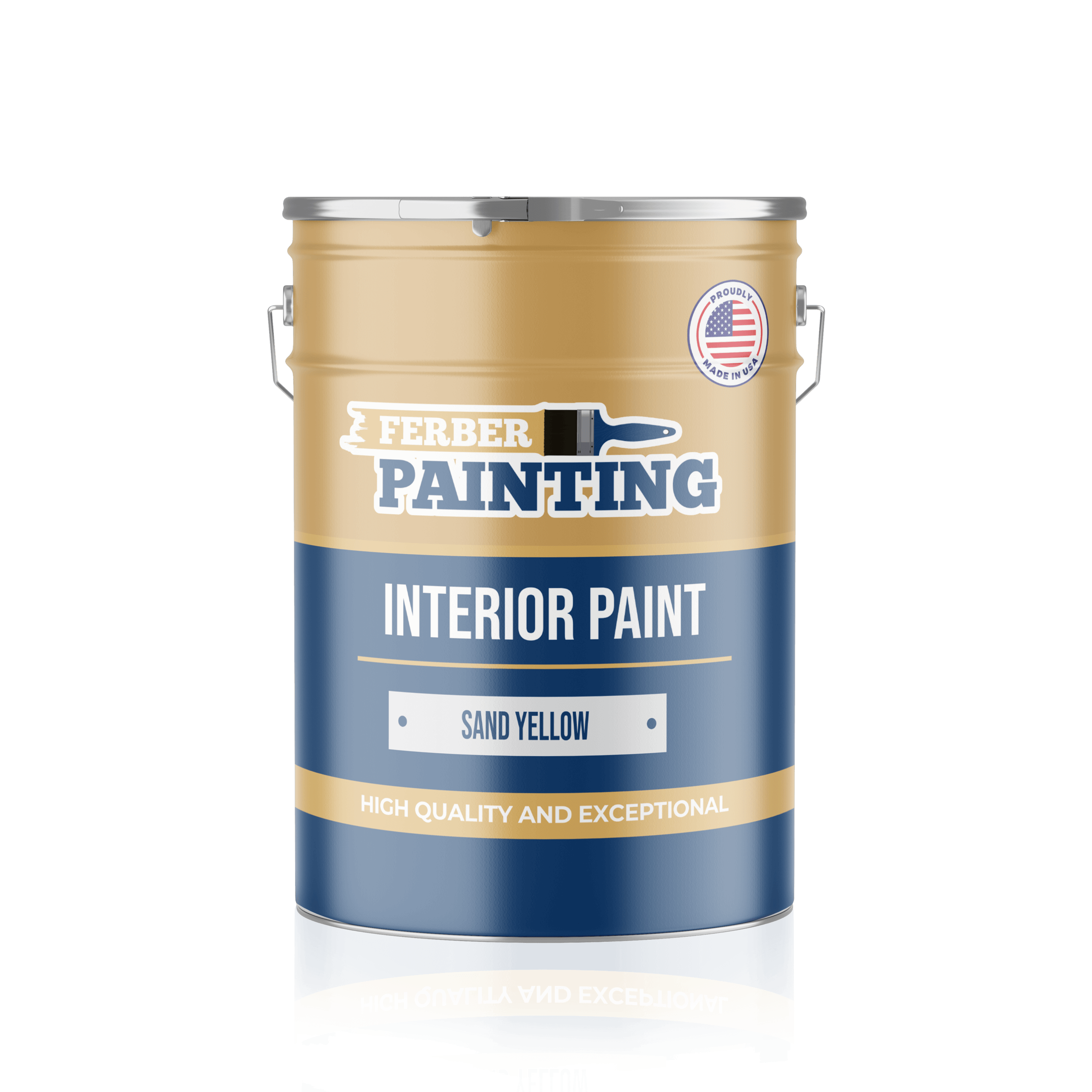Ferber Painting Interior Paint interiørmaling sandgul dekkende