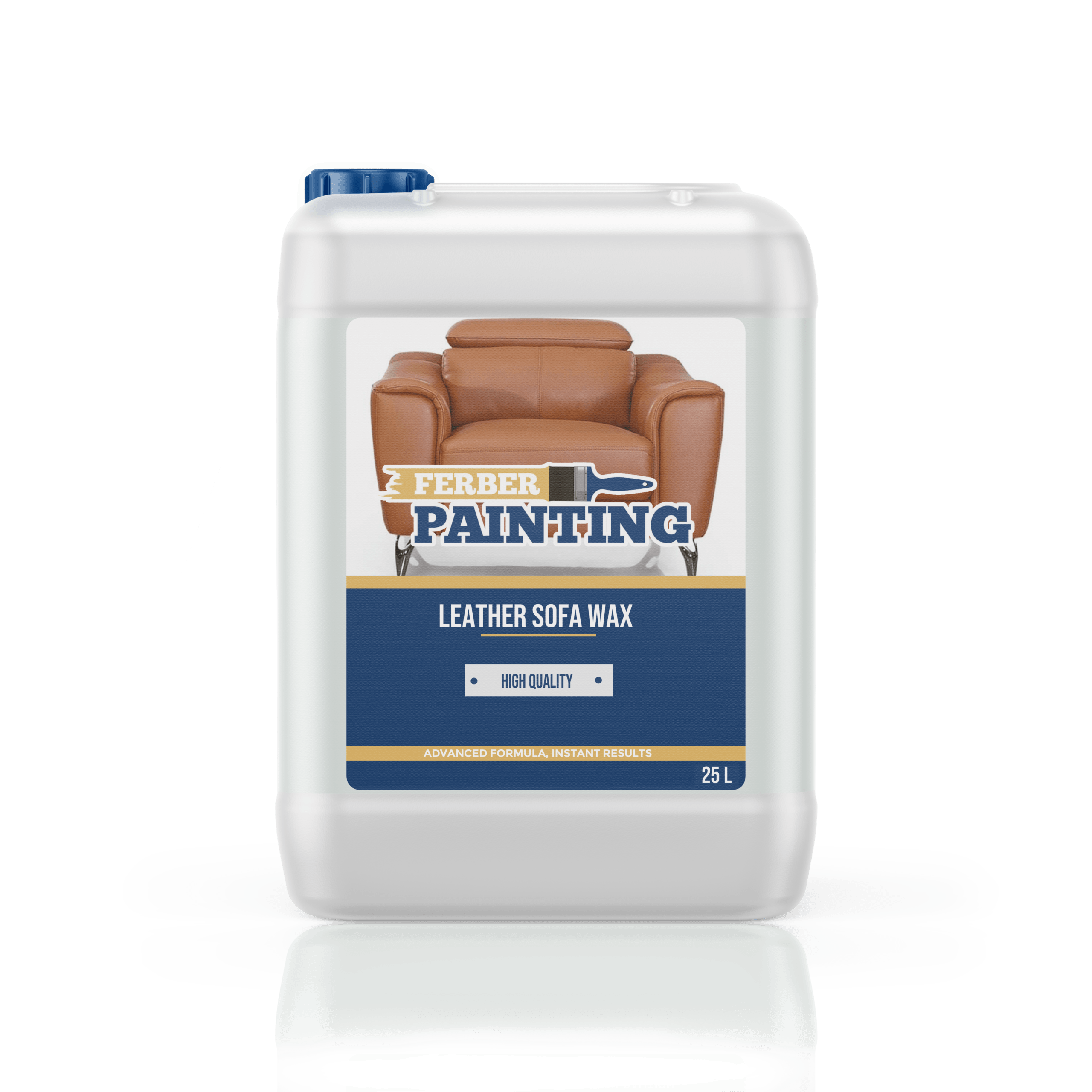 Ferber Painting Leather Sofa Wax lærvoks skinnsofa