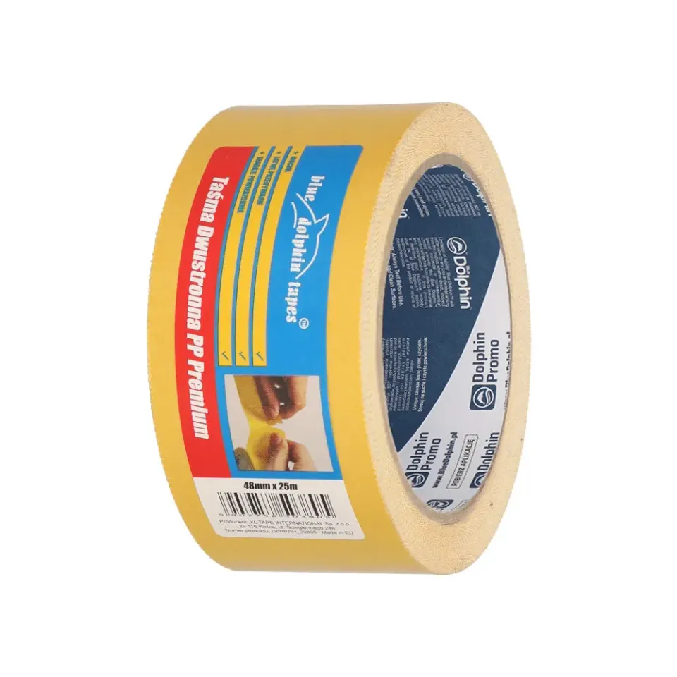 Blue Dolphin Premium dobbeltsidig teip PP sterk
